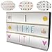 Royal Casa Cinema Light Box with Letter,Symbols and Emoji Sets (340 Tiles). Value Pack LED Cinematic
