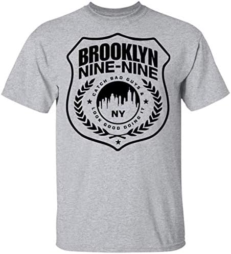 Cool Brooklyn 99 Nine Nine Shield Catch Bad Guys Funny Sitcom New Mens T-Shirt Retro 90's What Would You Do T-Shirt
