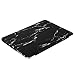 MOSISO Compatible with MacBook Pro 13 inch Case 2015 2014 2013 end 2012 A1502 A1425 with Retina Display, Protective Plastic Pattern Hard Shell Case & Keyboard Cover & Screen Protector, Black Marble