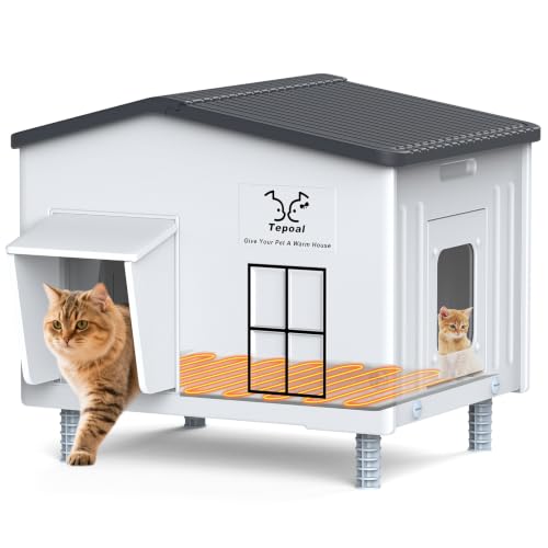 Dahivs Indestructible Large Heated Cat House