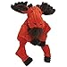 HuggleHounds Knottie Plush Dog Toy - Dog Stuffed Animal Toy, Puppy Toys, Squeaky Dog Toy for Small, Medium & Large Dogs, Durable Plush to Keep Them Busy - Morris Moose, Small