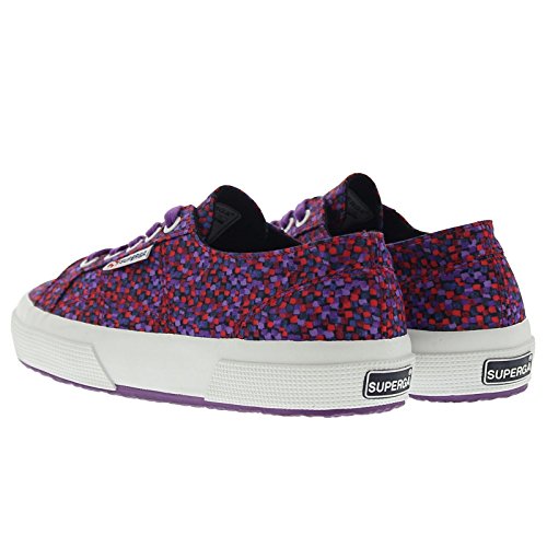Superga Womens 2750 Fabriclibertyw Violet Canvas Trainers 8.5 US