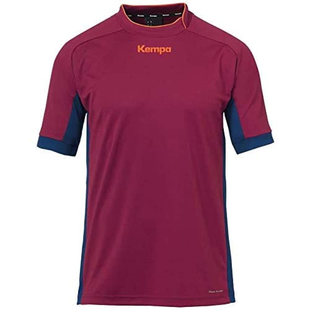 Kempa Prime Jersey Children's Jersey - Deep Red/Deep Blue, 140