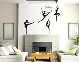 PeelCo Modern Ballerina Wall Decal Sticker Decorations