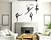 PeelCo Modern Ballerina Wall Decal Sticker Decorations