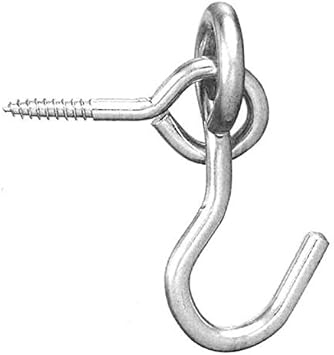 Amazon ハンモックフック Atu 52 30本入 ヒートン型 鉄ユニクロメッキハンモックフック 鉄線材製品 吉kd ネジフック