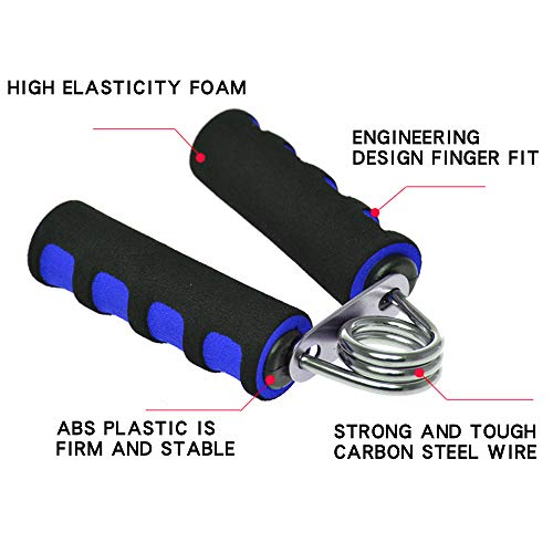 Esmartlife Hand Grip Strengthener Set, Finger Gripper, Hand Grippers