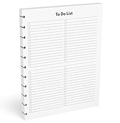 Discbound Letter Size Extra Thick to-Do List, 100