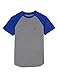 Nautica Boys' Big Short Sleeve Crewneck Color Block Raglan Tee