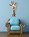 Giant 3D Faux Stag Head Wall Art Sculpture Indoor PVC Self Adhensive Wall Decals