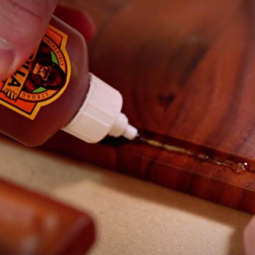 Gorilla Original Gorilla Glue, Waterproof Polyurethane Glue, 4 Ounce