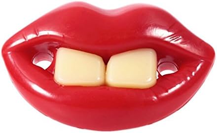 Funny Dummy Dummies Pacifier Novelty Teeth Lips Baby Child Soother (Two Front Teeth)