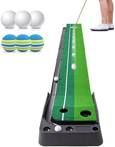 690GRAND Golf Putting Green Training Mats with Auto Ball Return and Dual Track Pro-Edge for Indoor Outdoor 10ft 690GRAND Golf Putting Green Training Mats with Auto Ball Return and Dual Track Pro-Edge for Indoor Outdoor 10ft