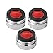 JQK Kitchen Faucet Aerator, 2.2 GPM Flow Retrictor Insert Faucet Aerators with Brass Shell, Replacement Parts 3 Pack, 15/16-Inch 24mm Male Thread