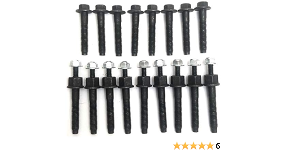 Everbuilt Exhaust Manifold Bolt Set Compatible For 2009 2020 Chrysler Dodge Ram 5 7l Hardware Kit 28pcs Bolt Studs And Nuts Manifold Parts Amazon Canada