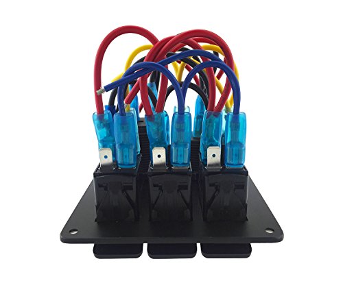 IZTOSS-Blue-led-3-gang-DC12V24V-blue-switch-panel-with-led-power-socket-42A-dual-USB-voltmeter-and-wiring-kits IZTOSS-Blue-led-3-gang-DC12V24V-blue-switch-panel-with-led-power-socket-42A-dual-USB-voltmeter-and-wiring-kits