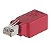 CableCreation (Crossover) Adapter, Cat6/Cat5e Ethernet RJ45 Male/Female Adapter to Connect 2 Computers with a Standard LAN Cable, Red Color
