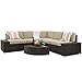 Best Choice Products 6-Piece Wicker Sectional Sofa Patio Furniture Set w/ 5 Seats, Brown