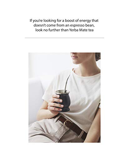 Balibetov [NEW] double wall Stainless Steel Yerba Mate Gourd set (Mate cup) with Yerba Mate Bombilla (Grey) - Thumbnail 2