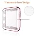 Apple Watch case, iiteeology Electroplate Slim Case with Screen Protector for Apple Watch Series 1 (38mm Rose Gold)