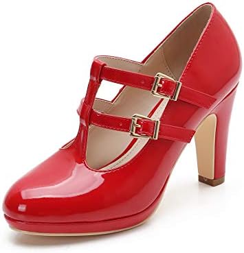 platform t strap mary janes