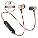 Wireless Bluetooth Headphones, Magnetic Attraction Sweatproof Earphones, in-Ear HiFi Bass Stereo Noise Cancelling Wireless Earbuds, Mini Sport Headset for Workout, Gym & Running