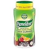 Benefiber Prebiotic Fiber Supplement Gummies for