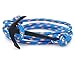 VIRGINSTONE Black Anchor Bracelets on Colorful Nylon Ropes