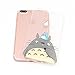 iPhone 7 Plus Case, MC Fashion Ultra Thin Embossed Printing Cute Totoro Pattern Clear Transparent TPU Rubber Flexible Slim Skin Soft Case for Apple iPhone 7 Plus (2016) (Totoro)