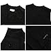 Mrignt Men's Oversize Pockets Travels Sports Photographers Vest(US 2XL (Asia 5XL),Black)