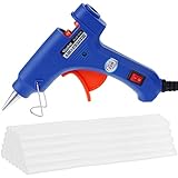 Vastar Hot Glue Gun with 30 Pieces Melt Glue Sticks Melting Adhesive Glue Gun Kit for DIY Small Craft and Quick Repairs in Home & Office, 20 Watt