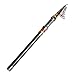 Goture Portable Carbon Fiber Telescopic Fishing Rod Retractable Travel Spinning Fishing Pole,Saltwater Boat Sea Rod