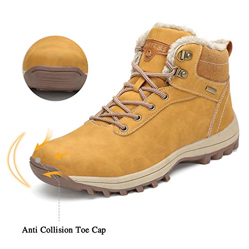 mishansha boots hiking ankle snow slip resistant lined fur warm