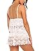 Avidlove Women Sexy Lingerie Floral Lace Cami Shorts Pajama Set Sleepwear