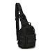 FAMI Tactical Bag, Single Shoulder Messenger Bag, Chest Bag, Casual Office Tactical Satchel, Small Tool Backpak, Bag Which is Suitable for Carrying ipad, Smart Phone, Wallet and Daily Necessities -Black