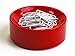 Blue Feather Products, Inc. Clipwell Magnetic Paper Clip Holder - Easy Toss & Pick-Up - Holds Various Metal Parts - Powerful Sweep-Up Magnet - Ideal Locker Accessory & Home & Office Organizer - Red