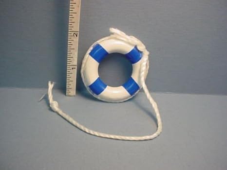 Amazon Com Multi Minis Dollhouse Miniature 2in Life Preserver