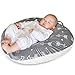 Boritar Baby Lounger Cover Removable 2 Pack Slipcover for Newborn Lounger, Super Soft Minky Snug Fitted, Grey Arrow and Stars Printed with Dotted Backing