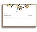 Neatz Floral Recipe Cards - 50 Double Sided Cards, 4x6 inches. Thick Card Stock