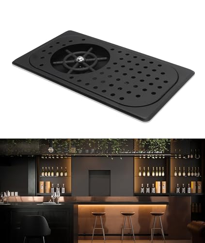 Gugxiom Stainless Steel Kettle Rinser, Stylish and High Pressure Cleaning Bar Glass Raccoon Rinser with Drain Drip Tray Hose Glass Rinser for Bars Coffee Shops etc.