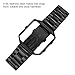 Fitbit Blaze Band, VIGOSS Women Men Smart Watch Wristband with Metal Frame Stainless Steel Replacement Strap Wristband with Link Remover for Fitbit Blaze Smartwatch(Metal Black+Frame)