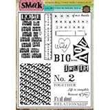 SMAK Unmounted Rubber Stamp Kits-Love Me. Love You. Love Us.