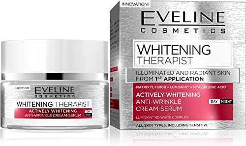 Whitening Therapist Actively Whitening Anti Wrinkle Day and Night Cream Serum for all Skin Types