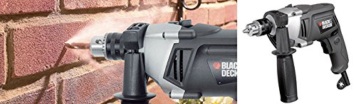 Black & Decker 620W, 3000 RPM Percussion Impact Reverse Powered Drill (13mm)