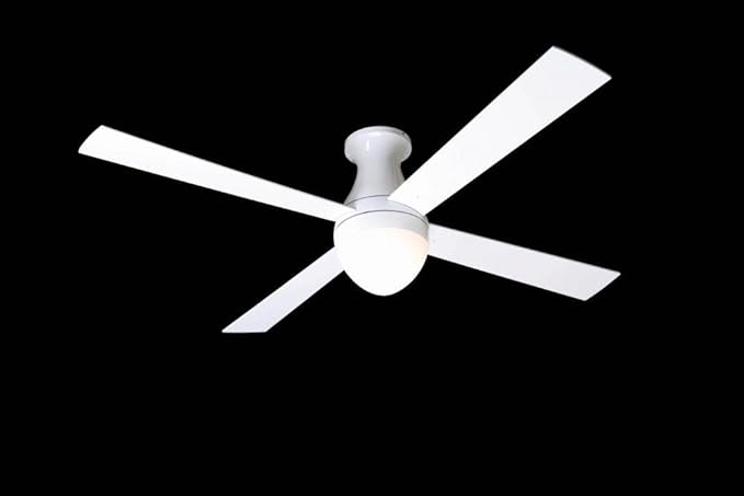 Modern Fan Co Bal Hug Gw 52 Wh 650 005 Ball Hugger Fan Gloss