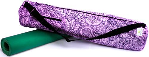 Zen Garden Yoga Mat Bag (32" X 7") Designed for the Largest Mat: Lightweight, Durable, and Waterproof (Mat not included)
