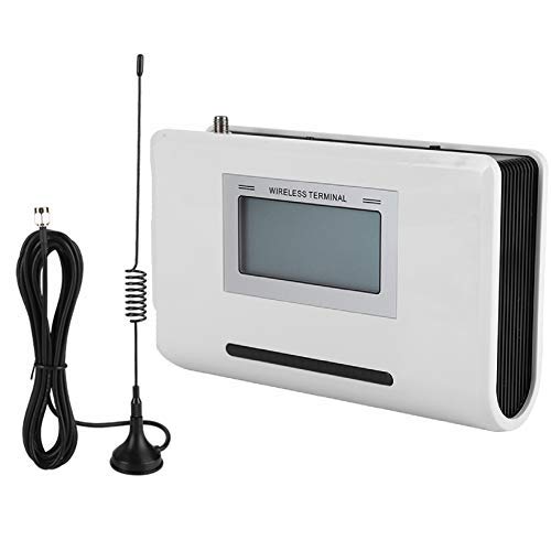 GSM Telephone Box Wireless to Wired Converter Fixed Phone Terminal 24 Hour Work Compatible with Alarm Recorder UK Plug 150cm Cable Included for Home Office Use