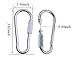 Odoland 5 Pair Quick Link Snap Hook Carabiner Connector Screw Lock Clip for Swing Play Set