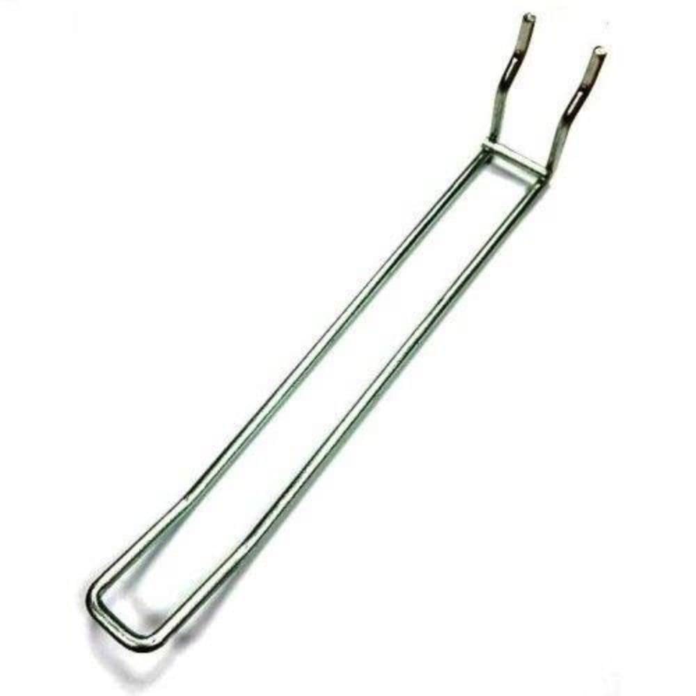 Merriway BH05590 (6 Pcs) Pegboard Hook Looped BZP 225mm - Pack of 6 Pieces