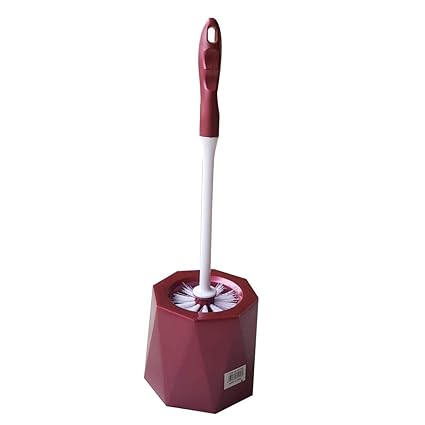 Maharsh Toilean Toilet Brush with Container (Multicolor)